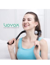 Neck Massager Shiatsu Deep Tissue Dual Trigger Point Shoulder Pain Relief Portab