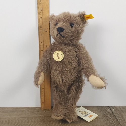 Steiff Mohair Teddybär mit Ohrknopf und Original Etikett - Bild 11 von 13