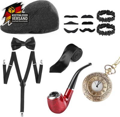 20Er Jahre Herren Accessoires, 1920Er Mafia Karneval Kostüm Herren, Ideal Kostüm