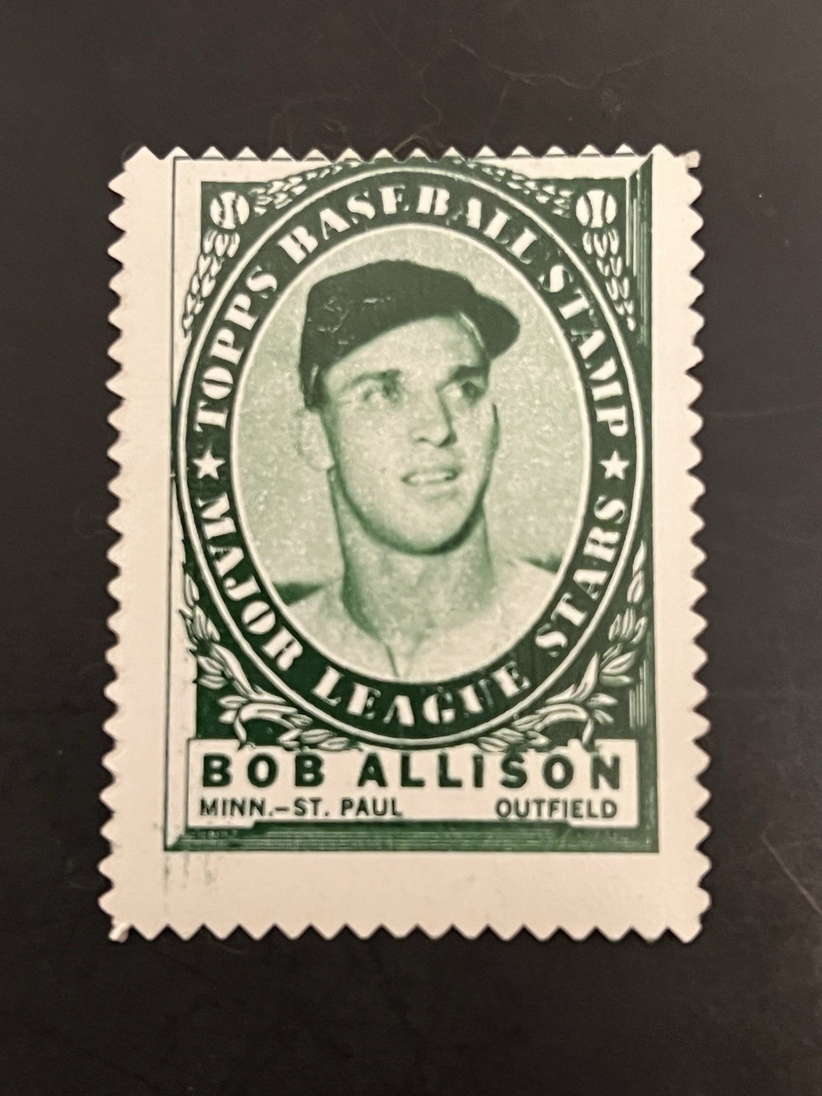 1961 Topps Baseball Stamp  BOB ALLISON  Minnesota Twins