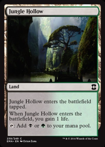 Jungle Hollow - Eternal Masters #239/249 MTG Magic The Gathering - Picture 1 of 1