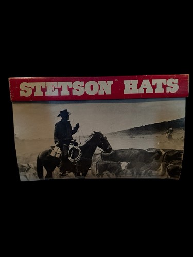 Vintage Stetson 3x Biber Cowboy Hut Old Tucson AZ mit Box Federband - Bild 10 von 19