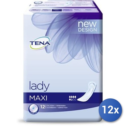 12x Bundle Tena Vorlagen Maxi 12 Stk - Bild 1 von 3