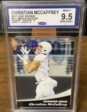 2017 Leaf Rookie Limited Edition Christian McCaffrey #01 RC Stanford 