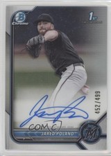 2022 Bowman Draft Chrome Pick Refractor 452/499 Jared Poland #CDA-JPD Auto 17iz