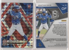 2019 Panini Chronicles Spectra Red Mosaic Prizm /25 Jonathan Davis #72