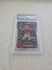 2024 Topps Chrome Tyler Fitzgerald Autographed Signed Rookie Card RC PSA/DNA