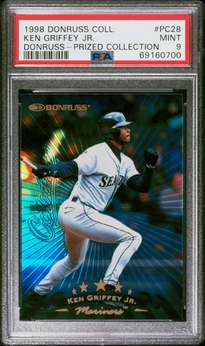 1998 Donruss Collection #PC28 Ken Griffey Jr. Prized Collection PSA 9 HOF CLEAN