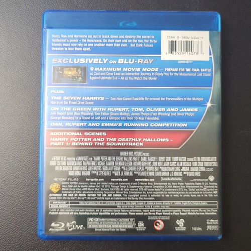 Harry Potter and the Deathly Hallows: Part 1 (Blu-ray, 2010) No Digital - Picture 4 of 6