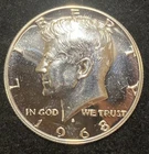 1968 S Mirror Gem Proof Kennedy Silver Half Dollar Coin