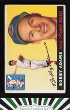 1955 Topps #178 Bobby Adams VGEX g