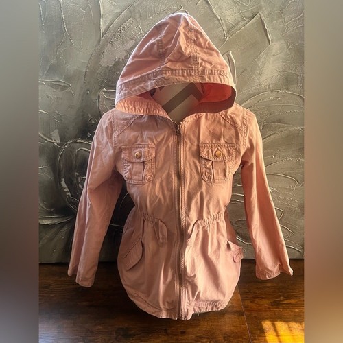 Girls Youth Old Navy Zip Up Hooded Jacket W/ Pockets And Tie Waist Size 10/12 - Picture 14 of 16