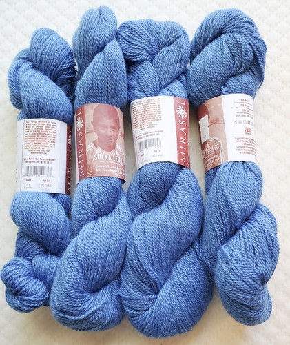 MIRASOL Sulka Legato Merino Alpaca Silk Fingering Wt 50g 274yds Luxury Yarn New - Picture 13 of 28