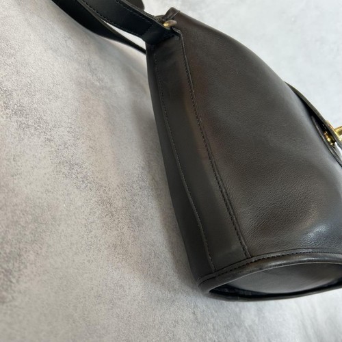 Vintage Coach 9948 Schultertasche schwarz Leder Japan kostenloser Versand gebraucht - Bild 8 von 24