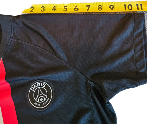 Jordan Paris Saint-Germain Ladies Soccer Jersey "All Accor" Black Medium Used - Picture 3 of 6