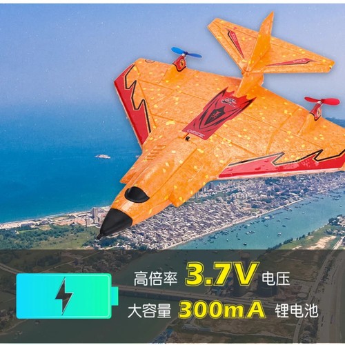 X320 2.4G RC Airplane 2CH Sea Land&Air Glider Fighter Remote FixedWing LED Plane - Picture 16 of 24