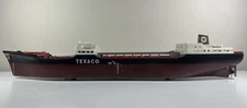 Vintage SS Texaco North Dakota Oil Tanker Mid Century Toy Ship Wen-Mac Corp
