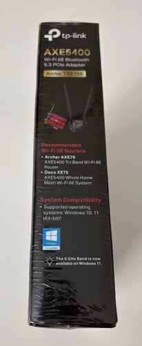 TP-Link AXE5400 Wi-Fi 6E Bluetooth 5.3 PCIe Adapter, Archer TXE75E, Neu & Versiegelt - Bild 5 von 6