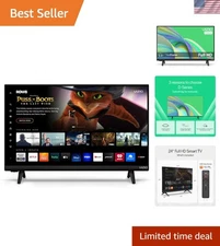 Compact 24-Inch Smart TV: Stunning 1080p Picture, Voice Control & Free Streaming
