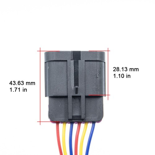 Conector para APTIV (Delphi). Hombre. 6 PIN. 15326833 - Imagen 4 de 5