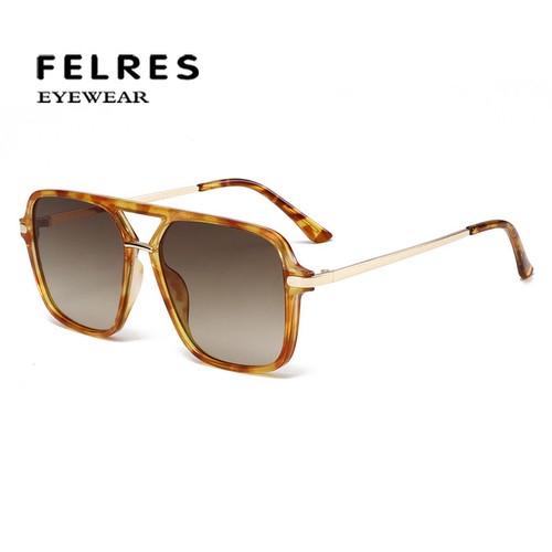 Square Classic Double Bridge Sunglasses Unisex Fashion SimpleTraveling Glasses - Picture 6 of 26