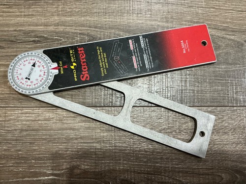 Starrett Gehrungsschnitt Winkelmesser Pro Baustellenlehre Werkzeug Nr. 505A