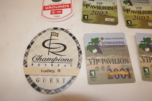 Golf Tournament Pin Badge Ashai R yokuken International Golf & More 6 pc - Picture 3 of 4