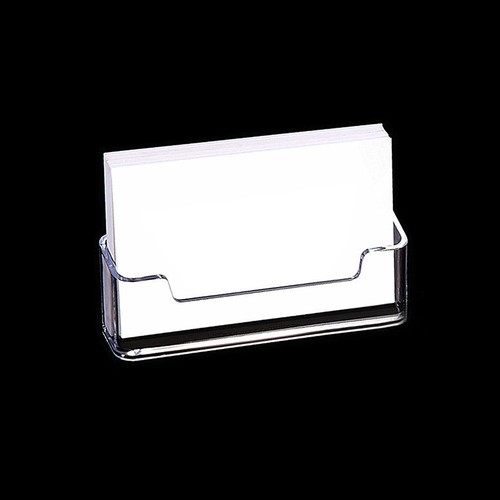 1PC Clear Desk Shelf Box Storage Display Stand Transparent Desktop Card Holde A1 - Picture 7 of 12