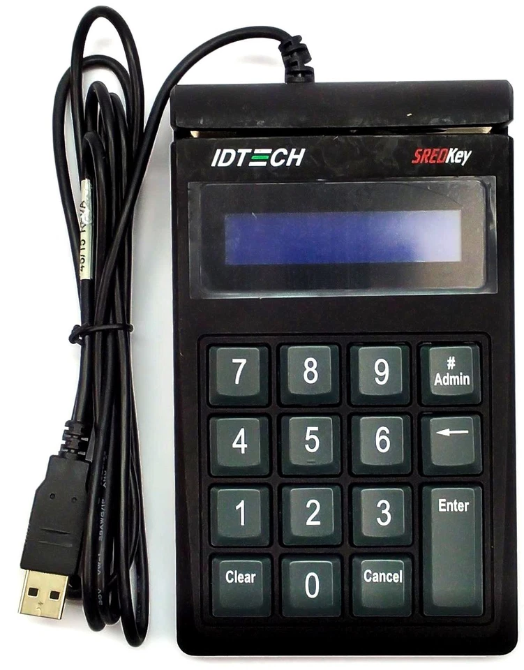 ID Tech SREDKey Keypad with Encrypted MagStripe Card Reader IDT-534833TEB - Image 4 of 4