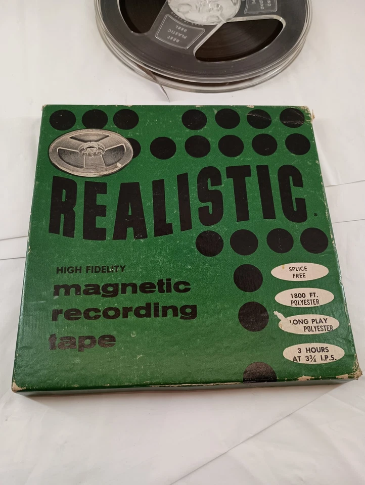 Vintage Realistic High Fidelity 1800ft Magnetic Recording Tape - Image 4 of 4
