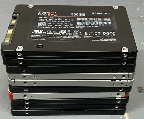 Samsung, Crucial, WD, Sk Hynix 500GB SATA III 2.5" SSD SSD Lot 10 - Picture 7 of 9