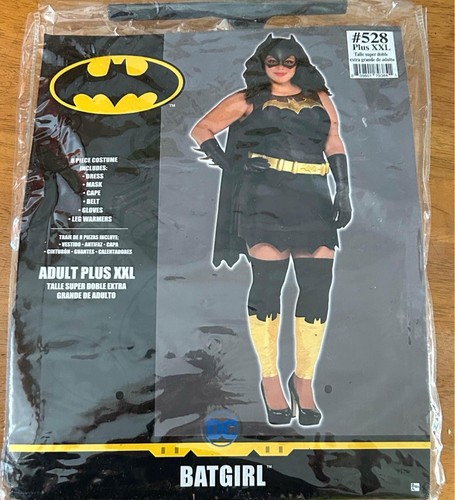 Batgirl Plus XXL Damen Halloween Kostüm