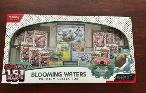 Pokemon 151 Blooming Waters Premium Collection Trading Card Game SEALED