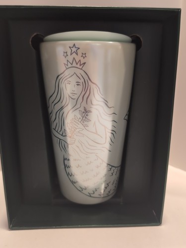 Starbucks Limited Edition 50th Anniversary Box Siren Ceramic 12oz Tumbler NEW! - Picture 5 of 7