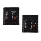  2 Pieces Lan Kabel Prüfer Telefonkabel -Tester Netzwerkkabeltester