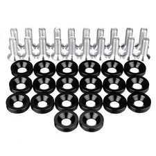Car Engine Bay Dress Up Aluminum Alloy Anodized M6 Fender Washer Bolt Kit 20PC