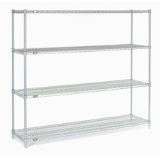 Nexel 24725C Nexel Chrome Wire Shelving 72"W X 24"D x 54"H
