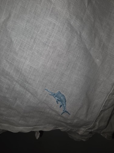 Two Tommy Bahama Linen Shirts Long Sleeve White And Lemon XXXL Relax Fit - Picture 9 of 17