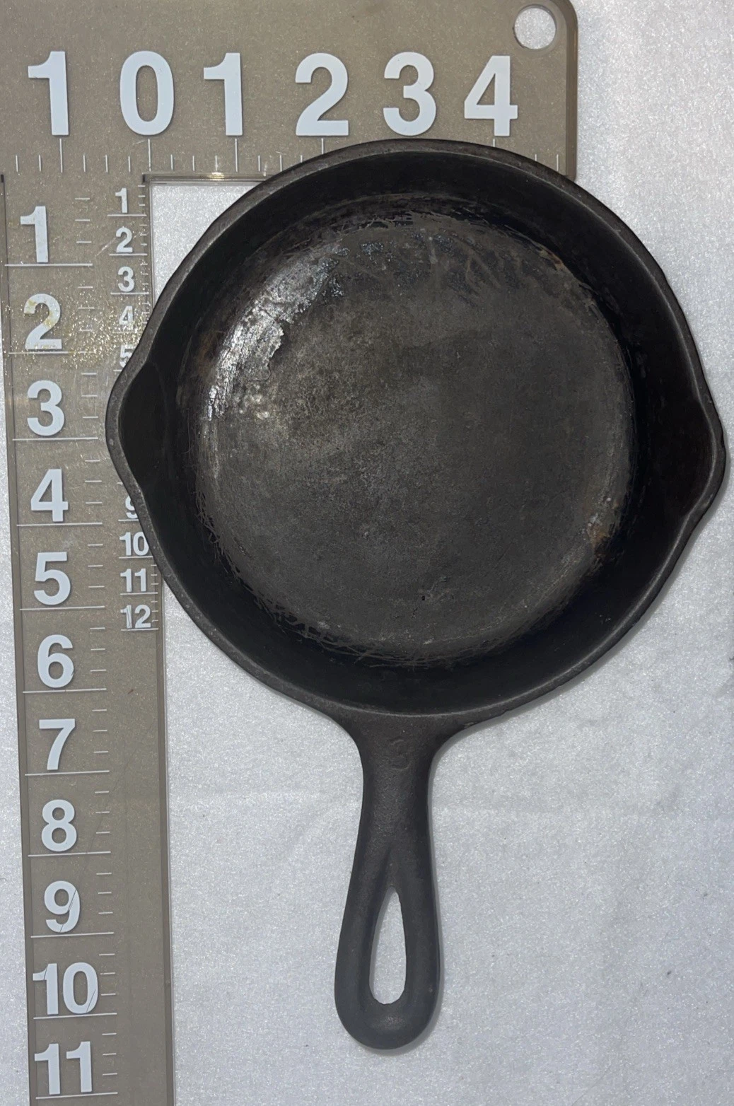Vintage Wagner Ware Sidney 0 Cast Iron Skillet Pan 1053H 6 1/2” Inches #3