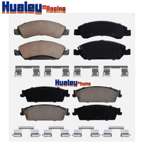 Fit Avalanche Silverado Suburban GMC Sierra 1500 Front & Rear Ceramic Brake Pads - Bild 12 von 15