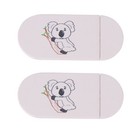 2 PCS Web Cover for Laptop Desktop Tablet Koala Pattern Webcam