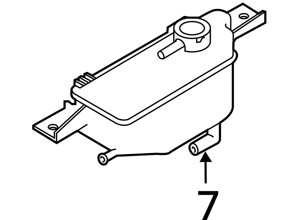 Botella tanque expansión desbordamiento refrigerante radiador Infiniti Q50 2014-2018 MPMH1 Foto 3 de 3