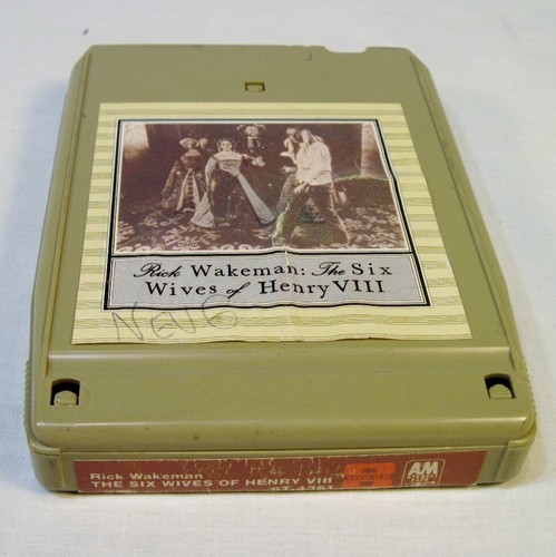 Rick Wakeman 8 Track Tape Six Lives of Henry VIII New Pad Splice PLAYTESTED - Bild 2 von 6