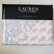Ralph Lauen King Cosima Floral Duvet Cover Shams 3pc Set 350