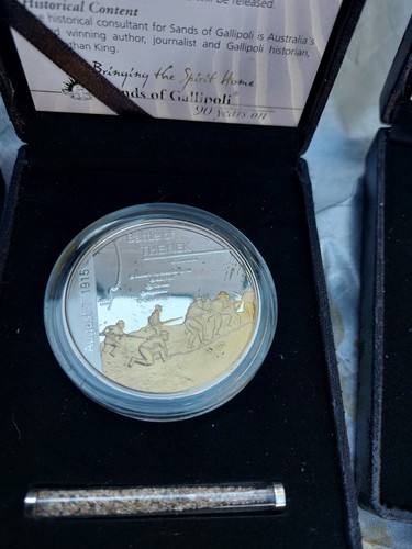 Sands of Gallipoli Limited Edition Medallions 90th anniversary - Picture 11 of 12