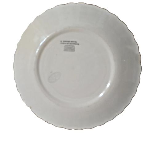 Vintage American Limoges 10" Dinner Plate Toledo Delight 22-k Gold N Ohio - Picture 2 of 5