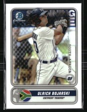Ulrich Bojarski 2020 Bowman Chrome Spanning the Globe  #STG-UB  Baseball Card