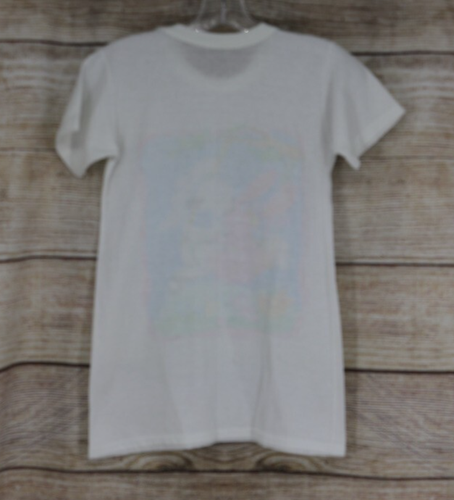 VINTAGE Youth Girls Size 10/12 Pullover Night Gown Shirt Easter Bunny Lamb White - Picture 6 of 7