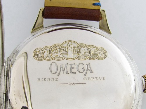 Omega Memento Mori Masonic Antique 1916-1923 Swiss Amazing Art Deco Silver Watch - Picture 8 of 15
