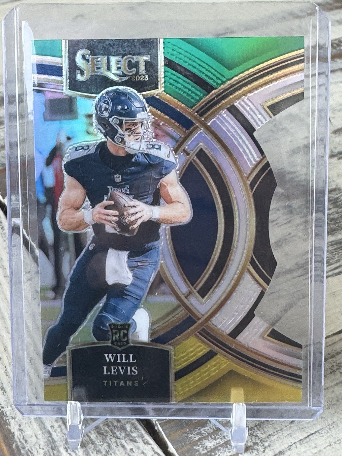 2023 Select Will Levis RC Premier Die-Cut Black Gold Prizm #148
